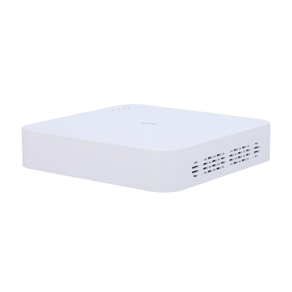 Prime UNV eyeball bewakingscamera set zwart, PoE systeem 30m nachtzicht