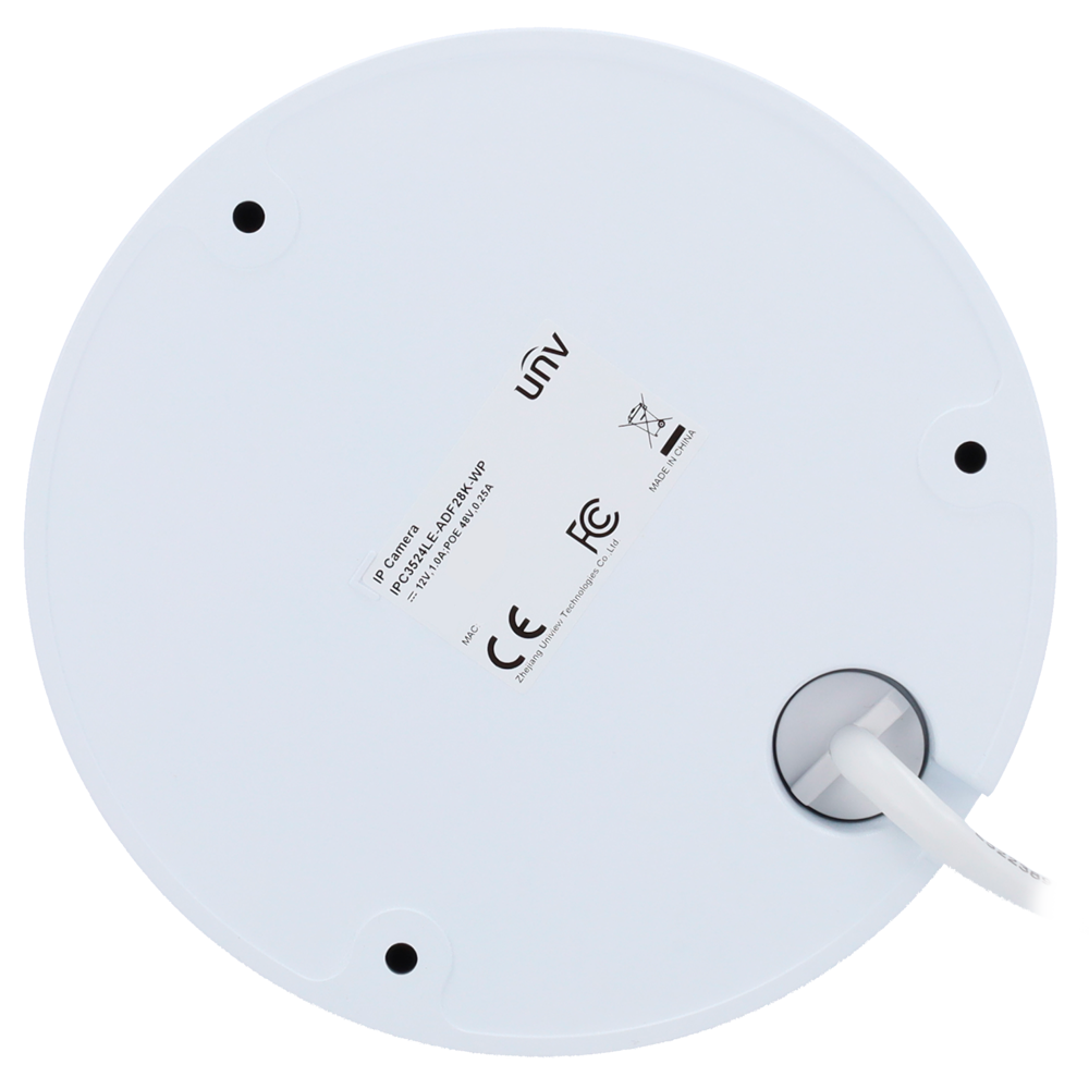 Vandaalbestendige UNV IP-camera supersensor 0.0003 lux