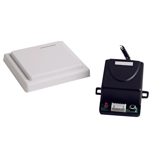 Draadloze relais met drukknop 50m bereik