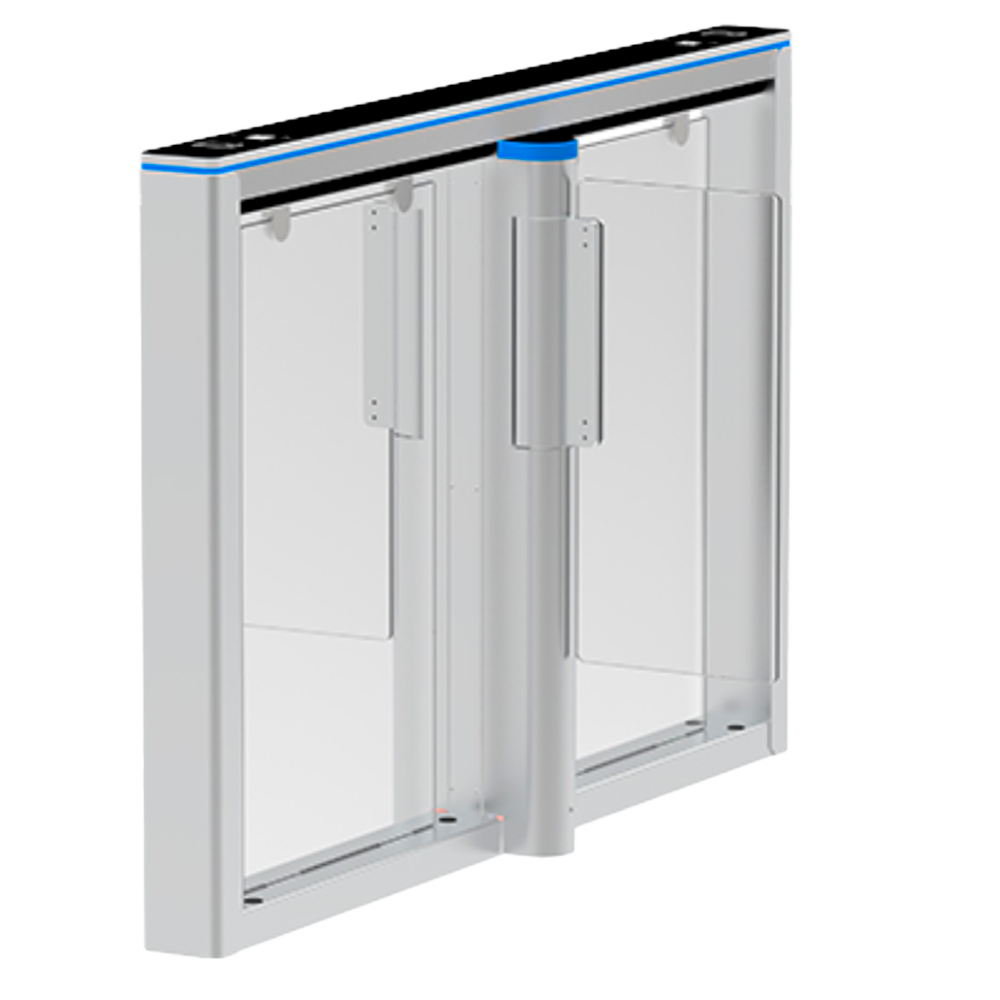 Gemotoriseerde dubbele draaipoort met twee gangpaden, bidirectioneel 900mm