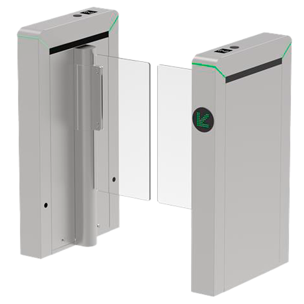 Toegangsbarrière met 900mm acrylpoorten snel open-dicht