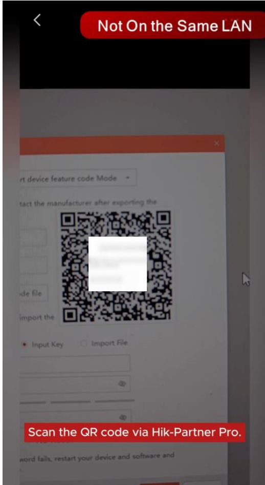 QR-code scannen met app