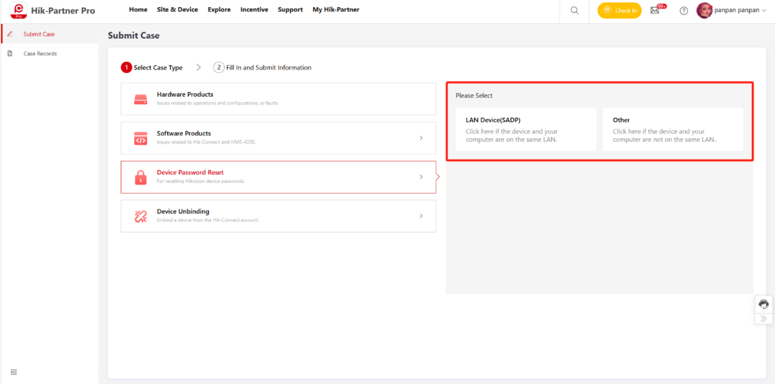 Password reset of device unbinding
